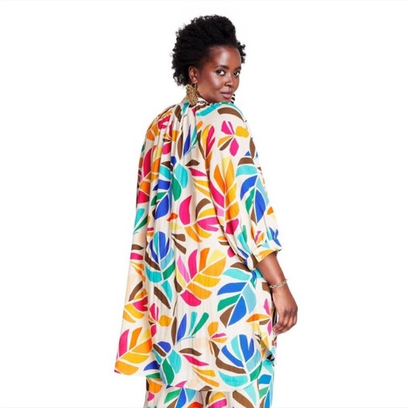 NWT Tabitha Brown X Target Coverup Shirt Dress - Picture 6 of 6